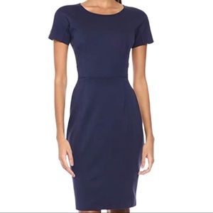 Lark & Ro navy blue short sleeve dress